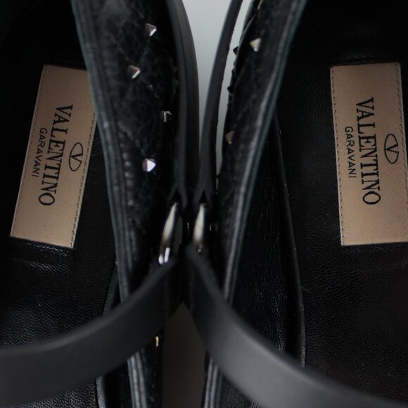 NEW Valentino Garavani Rockstud Spike Quilted Flats - Picture 8 of 15